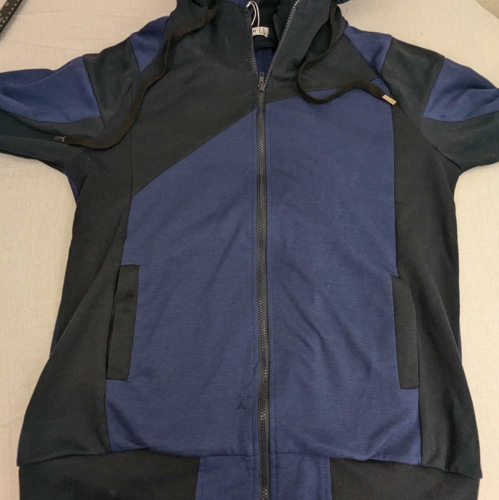 H2H Athletic Blue & Black Hoodie XL